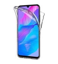 Huawei Y8P 360 Kılıf Şeffaf Ön Arka Silikon 
