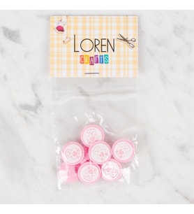 Crafts 8 Li Pembe Düğme - 407