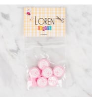 Crafts 8 Li Pembe Düğme - 407