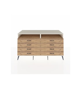 Kronos Konsol 2 Raflı 8 Çekmeceli  176x59x99 Aytaşı-Çam