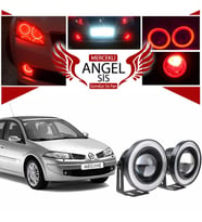 Renault Megane 2 Uyumlu, Universal Mercekli Led Angel Sis Farı, 76mm Kırmızı Renk