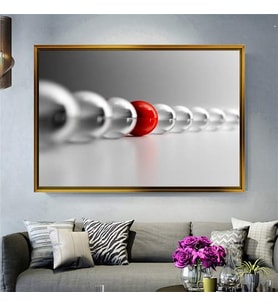 Altın Çerçeveli dekoratif tablo l1437 (Gold)