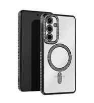 Samsung Galaxy A55 5g Joke Simli Magneticsafe Kılıf - Siyah