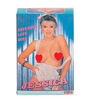 Jessıca Fantastıc Love Doll Titreşimli Saçlı İri Memeli Şişme Manken Bebek