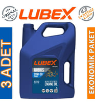 Lubex Robus Turbo 20W-50 7 Lt Mineral Motor Yağı (3 Adet)
