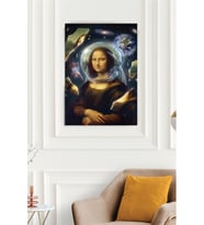 Mona Lisa Pop Art Poster - Modern Sanat Serisi Version2