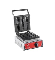 CSA Karacasan Elektrikli Döküm Çubuk Waffle Makinesi 3 Lü