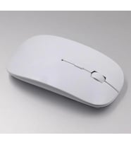 Ultra İnce Usb Bilgisayar Pc Dizüstü Masaüstü Kablosuz Mouse (beyaz)