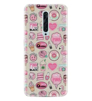 Oppo Reno 2Z 4 Lite 4 Pro 5 6 7 A31 Kılıf Desemli Silikon Donut Flamingo 1415