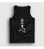 Presmono Unisex Siyah Godfather Robot Bender Futurama Atlet 306337tt