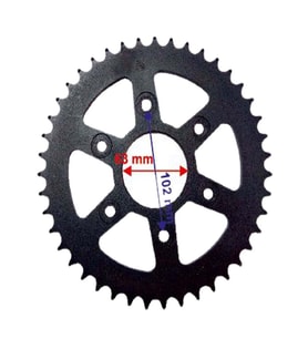 BAJAJ ARKA DİŞLİ 520-43T İÇ 63X6 DELİKLİ DOMİNAR 400