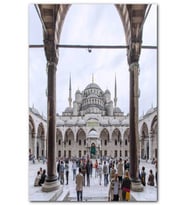 Cakatablo Sultanahmet Camii Avlu Görünüm MDF Tablo