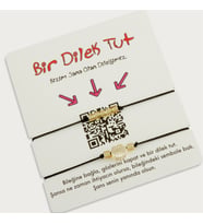 İstiridye Bir Dilek Tut Bileklik