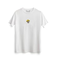  Animal Köstebek Dijital Baskılı Çocuk Beyaz Tshirt