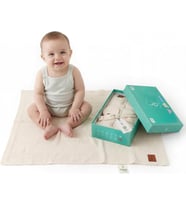 Tencel Bebek Battaniyesi 76,2 x 101,6 cm, Sıcak Beyaz – Oeko-Tex Sertifikalı, İpeksi Yumuşak Hipoalerjenik Örgü, Termal Düzenleyici Kundak & Yeni Doğanlar için Alma