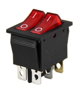 IC-101 İkili Işıklı Anahtar On-Off 6P