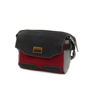 Old Cotton 7036 Geneva Bag Omuz -13 inch Laptop - Notebook - Evrak - Seyahat Çantası (Bordo-Siyah)