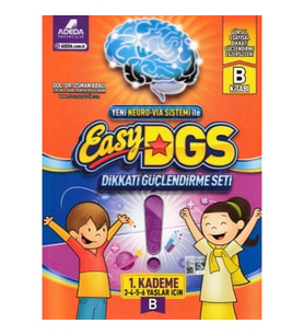 EASY Dikkati Güçlendirme Seti 3-6 yaş B Kitapçığı