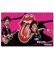 Cakapuzzle Rolling Solist Karikatürize Çizim  Puzzle Yapboz MDF (Ahşap) (120 Parça)