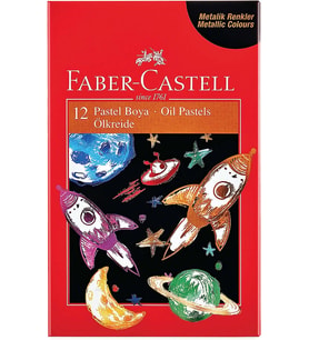 Faber-Castell Metalik Pastel Boya 12'li