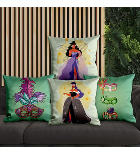 eJOYA Modern Tasarımlı 4'lü Yastık İçi Ve Kırlent Kılıfı 45cm 113667