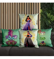 eJOYA Modern Tasarımlı 4'lü Yastık İçi Ve Kırlent Kılıfı 45cm 113667