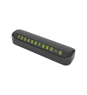 Efe Toys Araç Içi Park Telefon Numarası Fosforlu Numaratör Oto Cam Kartı J-750 Şık Görünüm