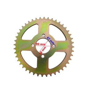 Atv Arka Dişli 530-44T İç 58 Mm 10Mm 4 Delikli Ind Öm