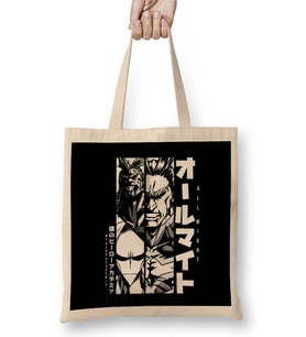 All Might My Hero Academia Manga Panel Bez Çanta Uzun Saplı