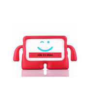 Fuchsia iPad Air 13 2024 ile Uyumlu kOkO Eğlenceli Karakterli Standlı Yumuşak Çocuk Tablet Kılıfı
