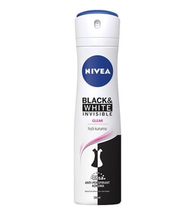 Nivea Women Invisible Black Whıte Clear Deodorant Sprey