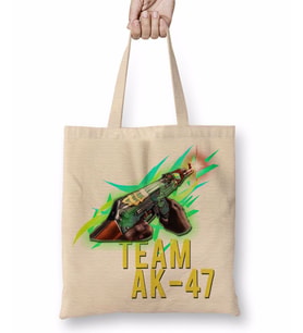 Cs Go Counter Strike Team AK-47 Bez Çanta Uzun Saplı