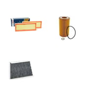 Bosch Filtre Bakım Seti Mercedes C230 W203 204 Beygir 2004-2006 Benzinli Hava + Yağ F. + Polen Filtre Bosch