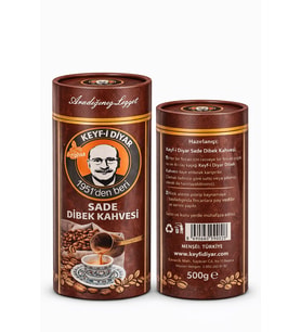 Kakuleli Dibek Kahvesi 500 gr - Şekersiz Ama Doğal Tatlı ve Yumuşak İçim -Aromatik