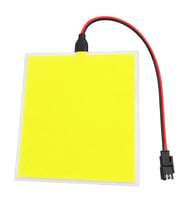 Powermaster PM-37725 100X100mm Elektrominesans (EL) 3V Led Panel Sarı Aydınlatmalı Esnek Yapı