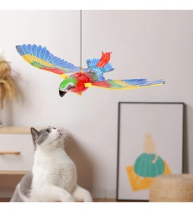 Uçan Papağan Kedi Oyuncağı