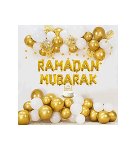 Ramazan Balon Seti Festivali Parti Dekorasyon Balonları