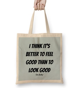 Tom Hanks quotes gifts - vintage Retro Rainbow Style Bez Çanta Uzun Saplı