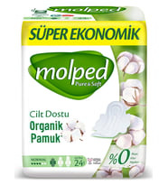 Molped Pure&Soft Normal 24'lü S.Eko Yetişkin Ped - Standart