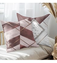 eJOYA Modern Tasarımlı 2'li Yastık İçi Ve Kırlent Kılıfı 45cm 113413