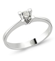 0.40 Ct Tektaş Pırlanta Yüzük  RMY210 (Çok Renkli)
