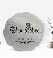 BK Gift Kişiye Özel İsimli Muhasebeci Tasarımlı Dekoratif Kırlent Yastık-2