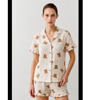 Night Kadın Relaxed Lastikli Pijama Takımı