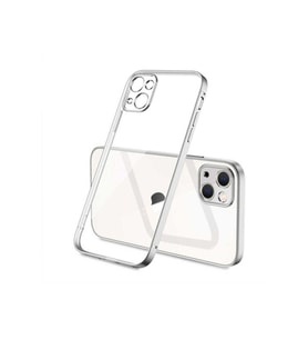 Apple iPhone 13 Uyumlu Kılıf Zore Gbox Kapak (Gümüş)