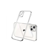 Apple iPhone 13 Uyumlu Kılıf Zore Gbox Kapak (Gümüş)