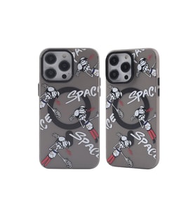 Apple İphone 12 Pro Max Kılıf Apollo Magneticsafe Desenli Kapak - Apollo Siyah - 3