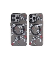 Apple İphone 12 Pro Max Kılıf Apollo Magneticsafe Desenli Kapak - Apollo Siyah - 3