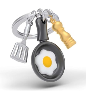 Metalmorphose BreakfastLove Kahvaltı Anahtarlık