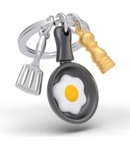 Metalmorphose BreakfastLove Kahvaltı Anahtarlık
