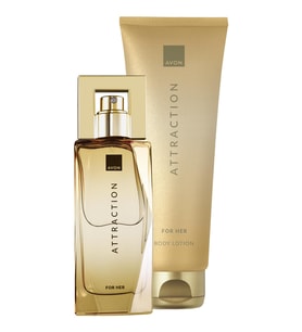 Avon Attraction Kadın Parfüm 50 Ml. ve Vücut Losyonu Paketi